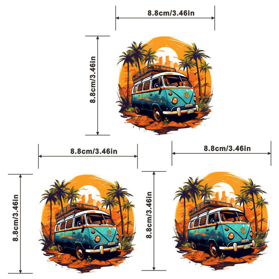 Men's Iron-on Decals Heat Transfer Patches Stickers