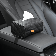 Universal Leather Car Tissue Storage Box Holder Case
