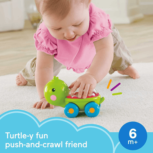 Pop Turtle Crawling Toy with Ball Popping Sounds