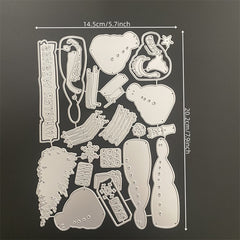 1pc Christmas Metal Cutting Dies for Scrapbooking