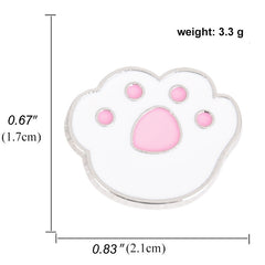 Cat Claw Pin Cartoon Badge Clothes Bag Accessories