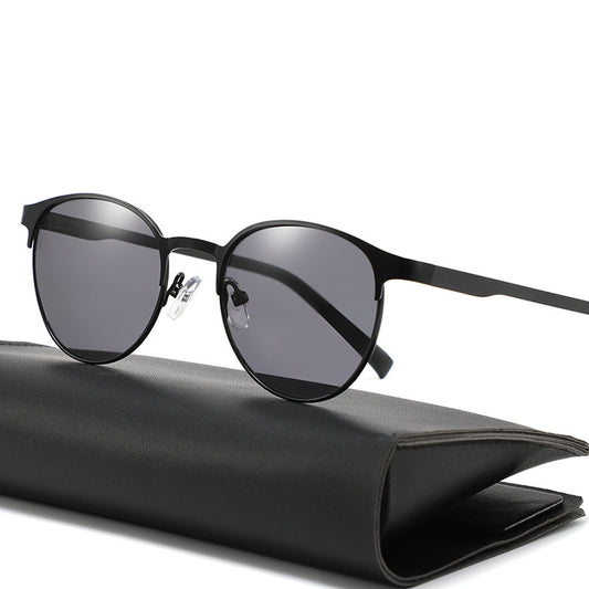 Retro Round Metal Sunglasses Anti Glare UV400 Sun Shades