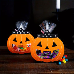 8pcs Halloween Candy Box Pumpkin Ghost Shape Gift Paper Box