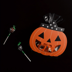 8pcs Halloween Candy Box Pumpkin Ghost Shape Gift Paper Box