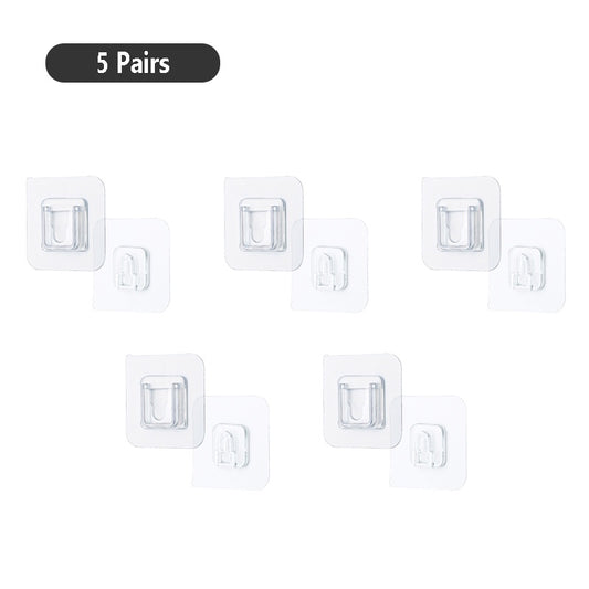 Automatic Wall Hook Sticker Front And Back Sticker Hanger