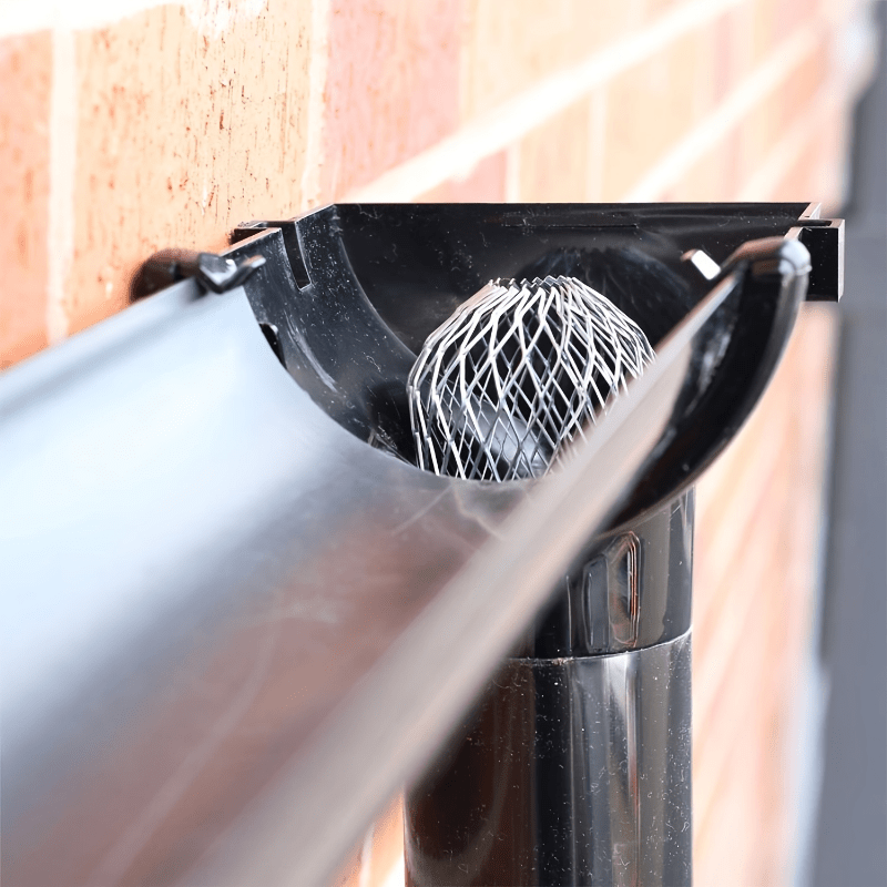 4pcs Roof Gutter Guard Filter 8.89 Cm Aluminum Prevent Clogging