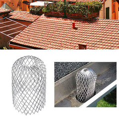 4pcs Roof Gutter Guard Filter 8.89 Cm Aluminum Prevent Clogging
