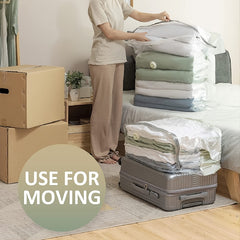 3D Vacuum Storage Bags Space Saver Closet Organizers Up 80% Space