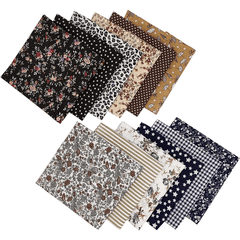 12 Pcs 9.84in Sewing Patterns Precut Fabrics for Quilting Squares DIY Crafting