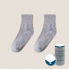 5 Pairs Thin Cotton Compression Socks for Men & Women