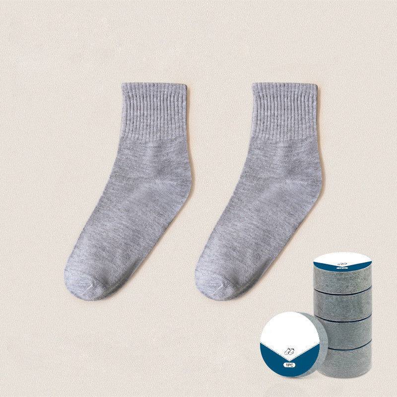 5 Pairs Thin Cotton Compression Socks for Men & Women