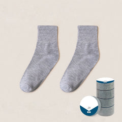 5 Pairs Thin Cotton Compression Socks for Men & Women
