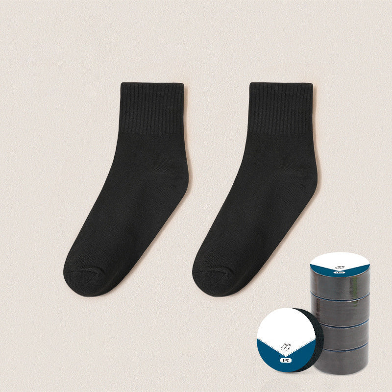 5 Pairs Thin Cotton Compression Socks for Men & Women