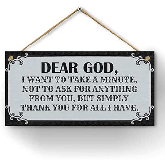Faithful God House Decor Sign - Home Ornament