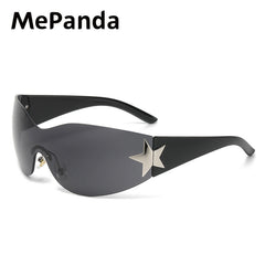 Men's Polarized Rimless Sunglasses for Outdoor Sports Running Cycling