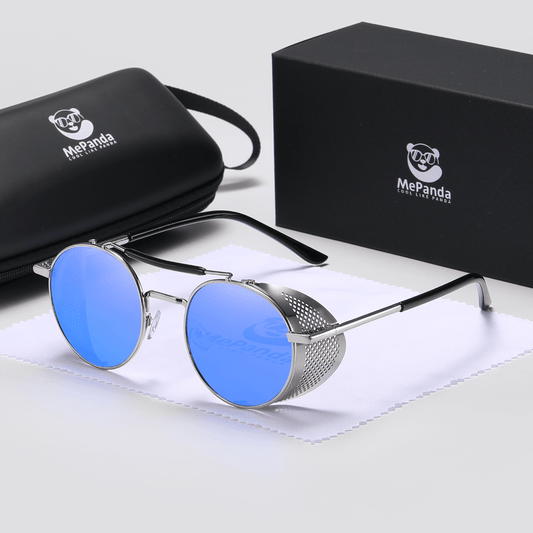 MePanda Round Sunglasses Unisex Punk Sunglasses