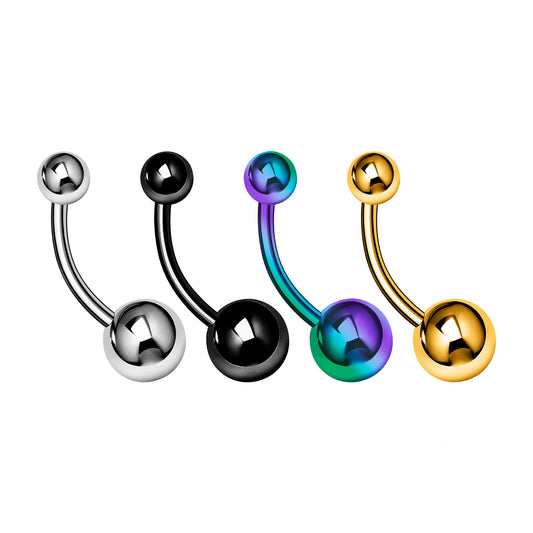 316L Stainless Steel Navel Ring Men's Body Piercing Jewelry