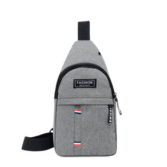 Men's Multifunctional Nylon Crossbody Bag with Earphone Hole