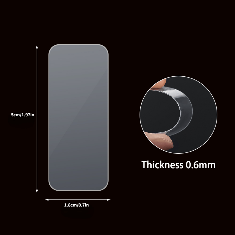Double Sided Stickers Tape Reusable Nano PVC Tape Waterproof