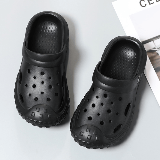 Women's Flatform Clogs Slip On Round Toe Beach Shoes