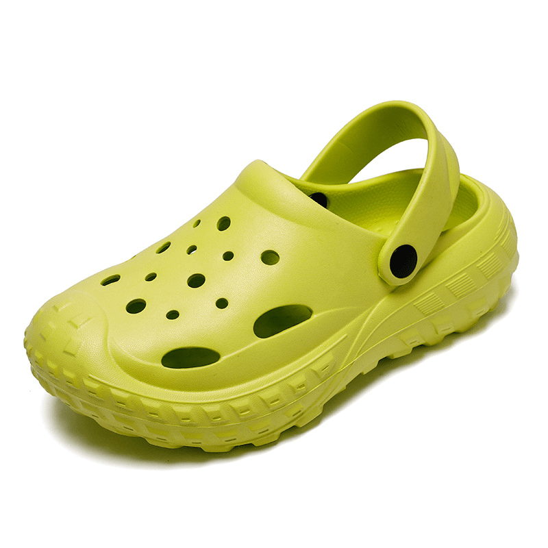 Women's Flatform Clogs Slip On Round Toe Beach Shoes