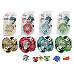 Professional Magic YoYo Aluminum Boy Toy High Speed Bearings Luminous YoYo Gift