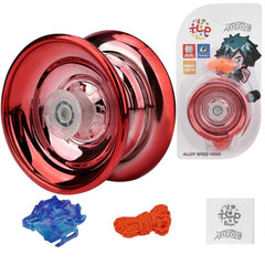 Professional Magic YoYo Aluminum Boy Toy High Speed Bearings Luminous YoYo Gift