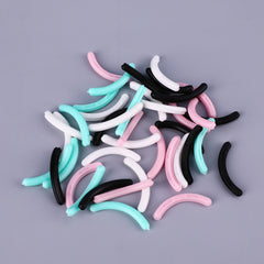 Eyelash Curler Refill Pad Silicone Rubber Replacement with Storage Box