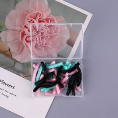 Eyelash Curler Refill Pad Silicone Rubber Replacement with Storage Box