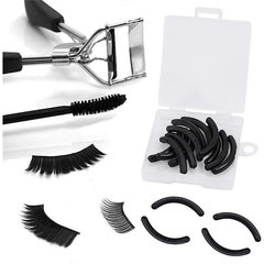 Eyelash Curler Refill Pad Silicone Rubber Replacement with Storage Box