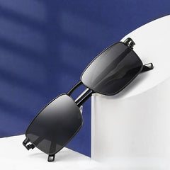 Polarized Sunglasses Men's Driving Fishing Metal Sunshade UV Protection Glasses