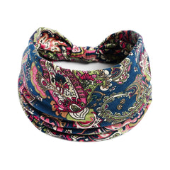 Vintage Paisley Sports Headbands Sweat Absorption Fitness Running Yoga