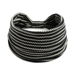 Striped Pattern Yoga Sports Headband Wide Stretchy Hairband