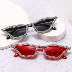 Cat Eye Sunglasses Vintage Style Rhinestone Summer Shades UV400