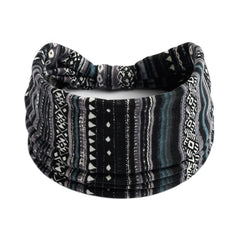 Bohemian Stretchy Turban Yoga Sweatband Hair Band