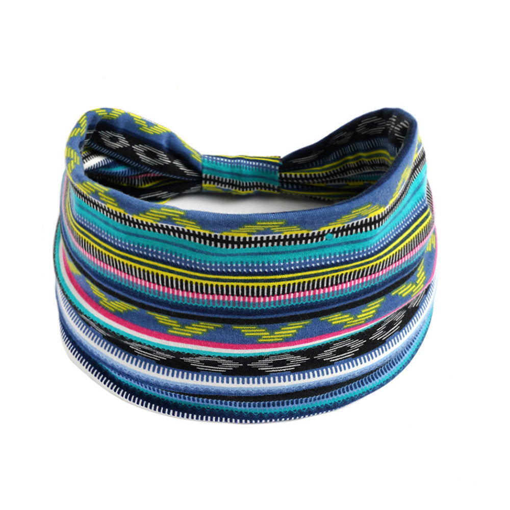 Bohemian Stretchy Turban Yoga Sweatband Hair Band