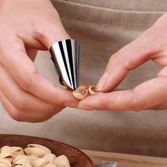 5pcs Finger Guard Stainless Steel Finger Protector Adjustable Nut Peeler