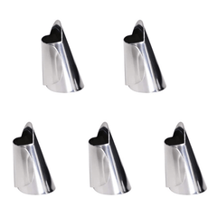5pcs Finger Guard Stainless Steel Finger Protector Adjustable Nut Peeler