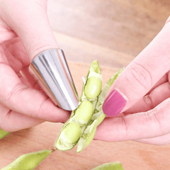 5pcs Finger Guard Stainless Steel Finger Protector Adjustable Nut Peeler