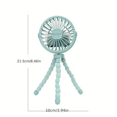 Colorful Hand Held Rechargeable USB Mini Fan