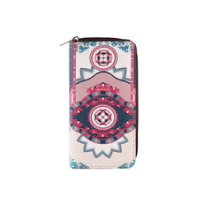 Vintage Peacock Ethnic Style Clutch Long Wallet