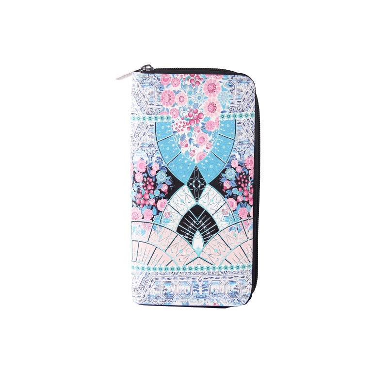 Vintage Peacock Ethnic Style Clutch Long Wallet