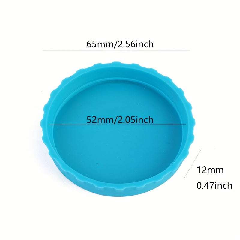 6pcs Plastic Can Lids Leak-proof Soda Bottle Caps