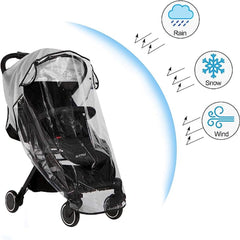 Baby Stroller Rain Cover - Windshield Umbrella Car Cover