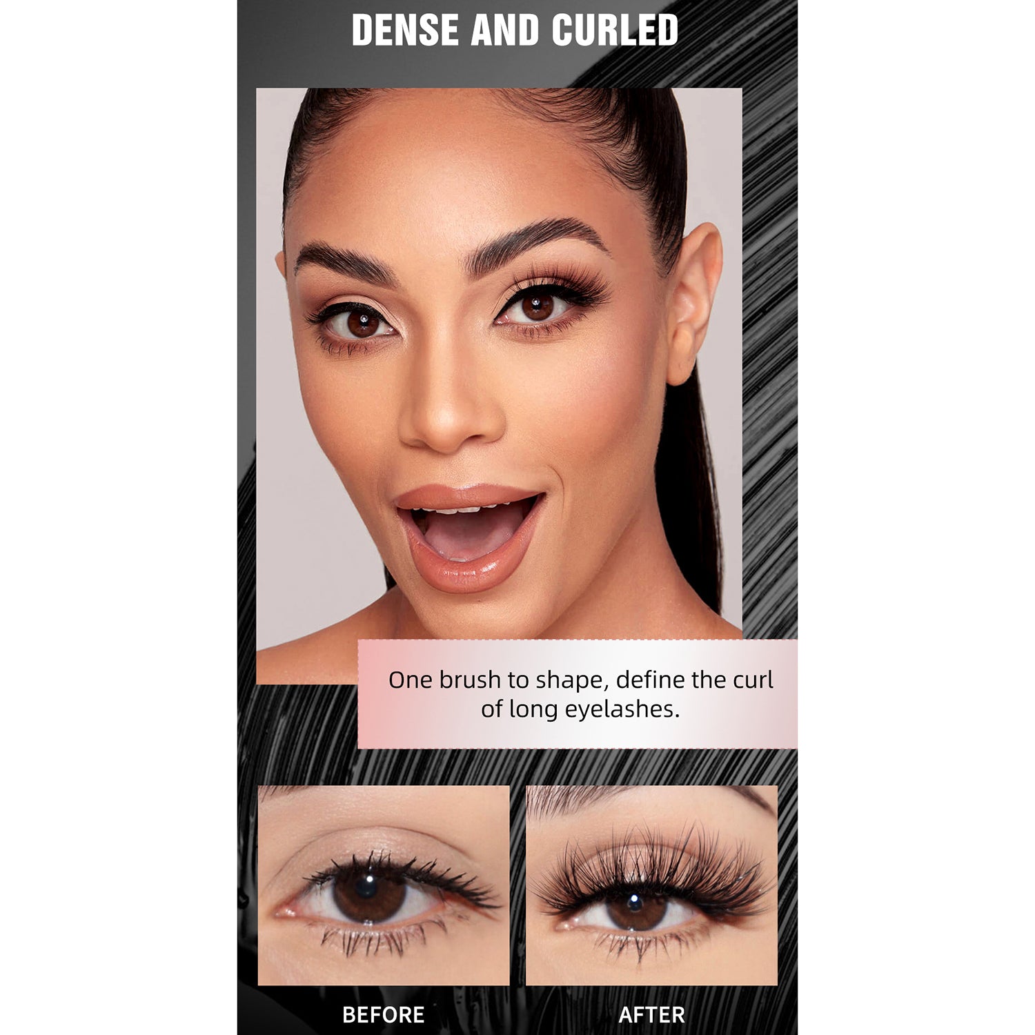 Long Thick Waterproof Mascara - Sweat & Smudge Proof