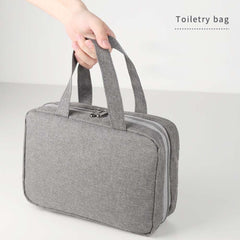 Portable Hanging Cosmetic Bag Zipper Makeup Storage Handbag