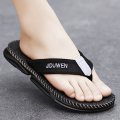 Women's Woven Pattern Flip Flops - Non slip Sandals