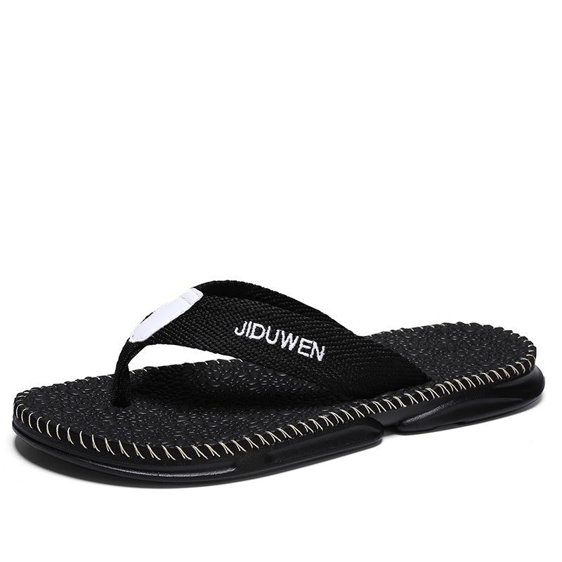 Women's Woven Pattern Flip Flops - Non slip Sandals