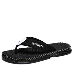 Women's Woven Pattern Flip Flops - Non slip Sandals