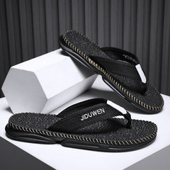 Women's Woven Pattern Flip Flops - Non slip Sandals